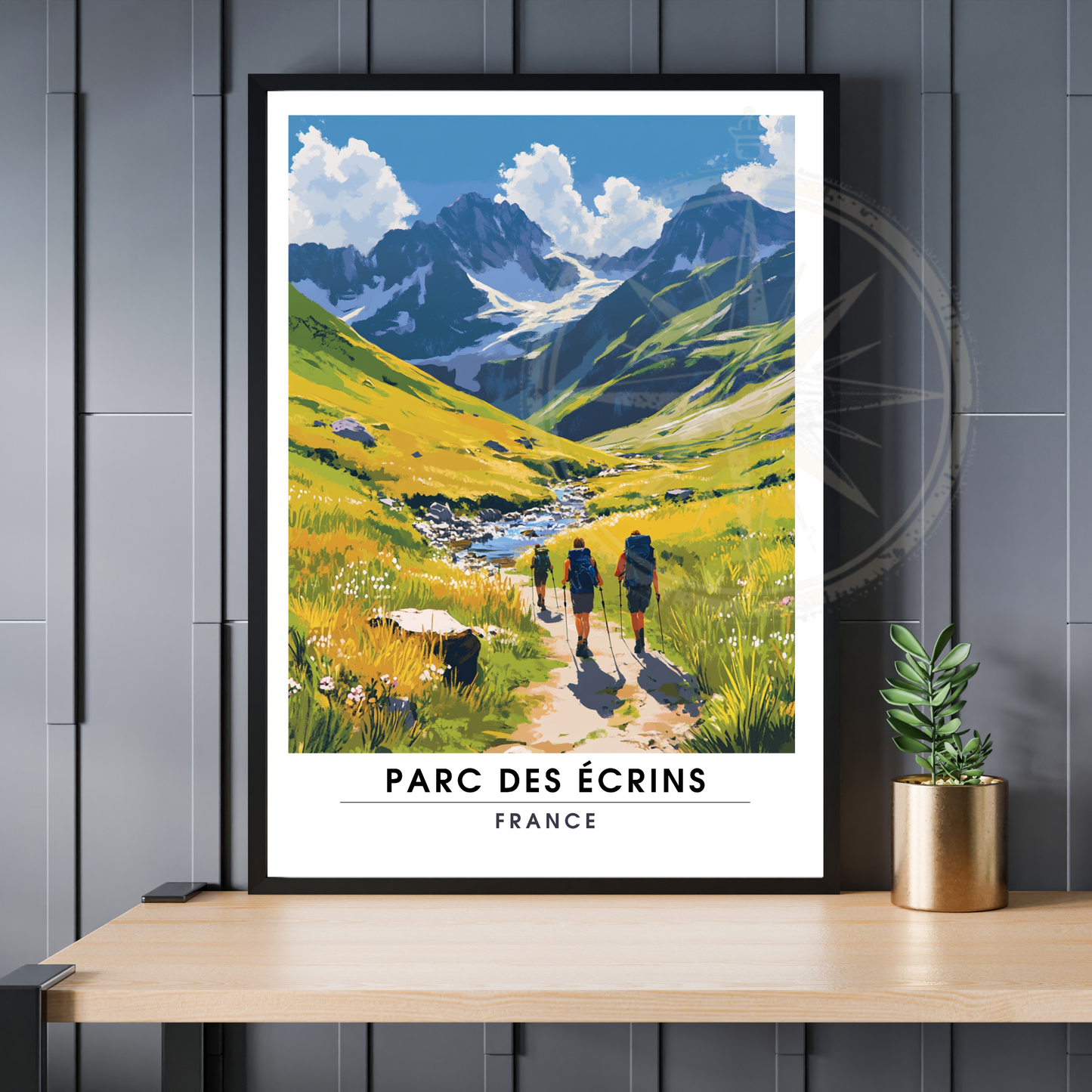 Affiche Parc des Écrins | Impression France | Affiche France