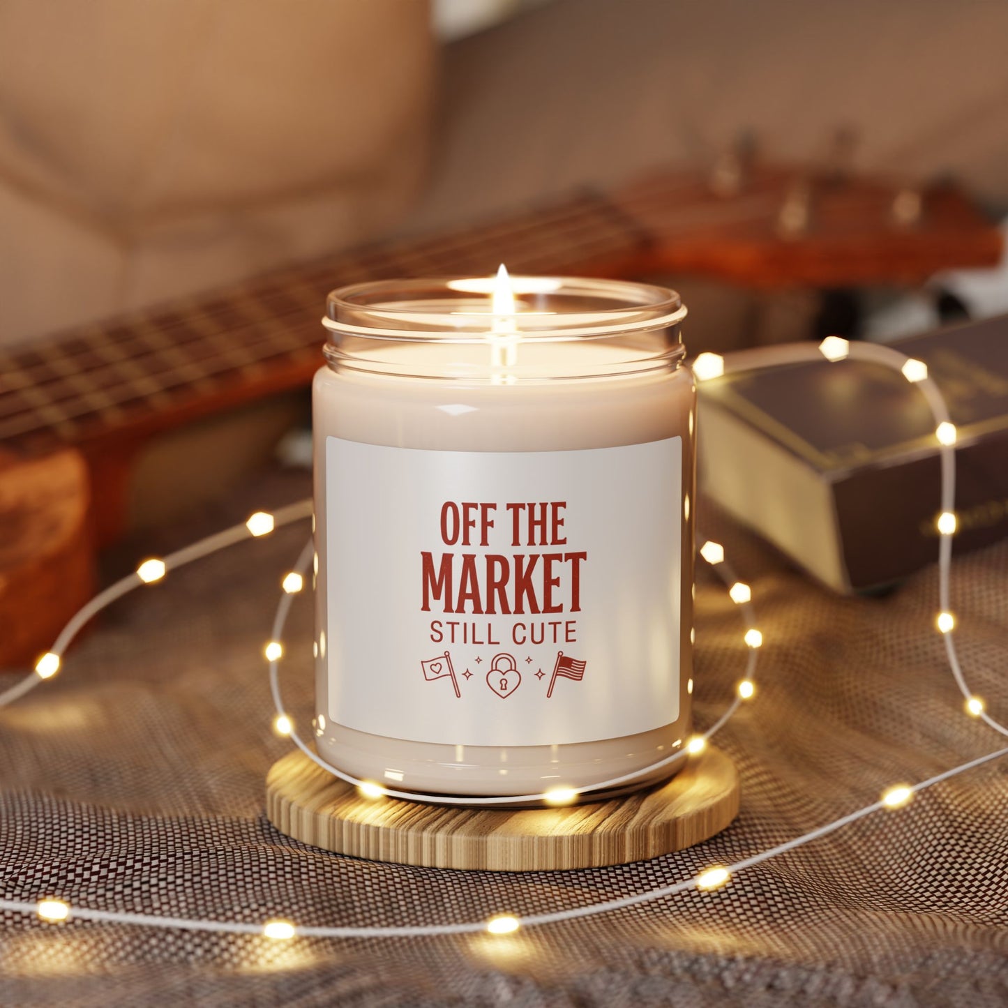 Off the Market Candle | Scented Soy Candle, Bride Era Slogan