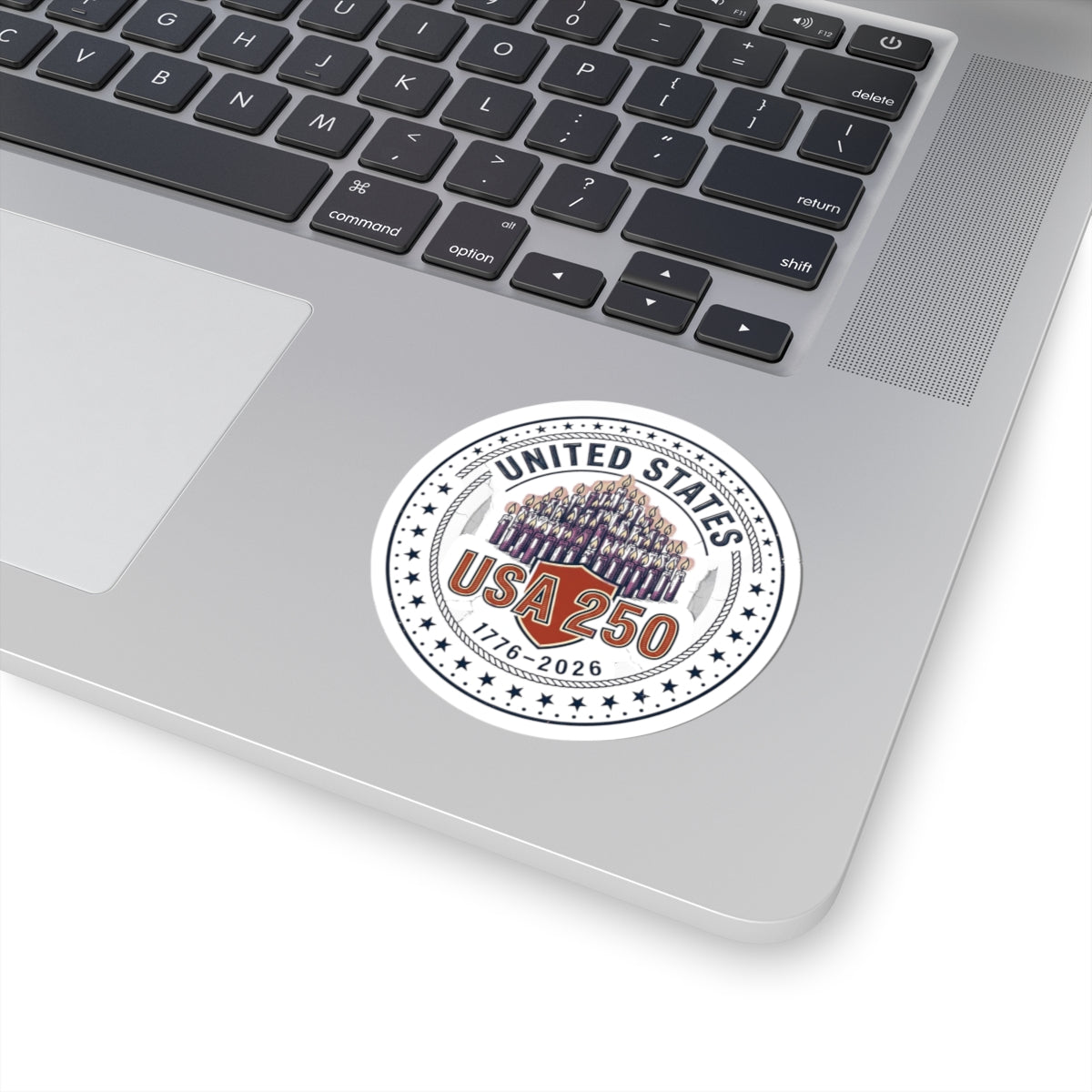 USA 250 Patriotic Seal Kiss-Cut Stickers | 1776-2026 4th of July Anniversary