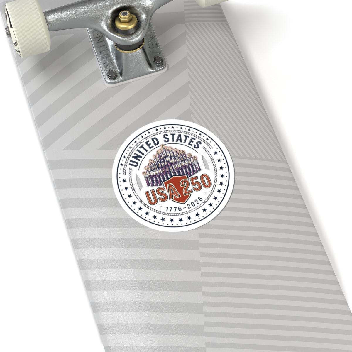 USA 250 Patriotic Seal Kiss-Cut Stickers | 1776-2026 4th of July Anniversary