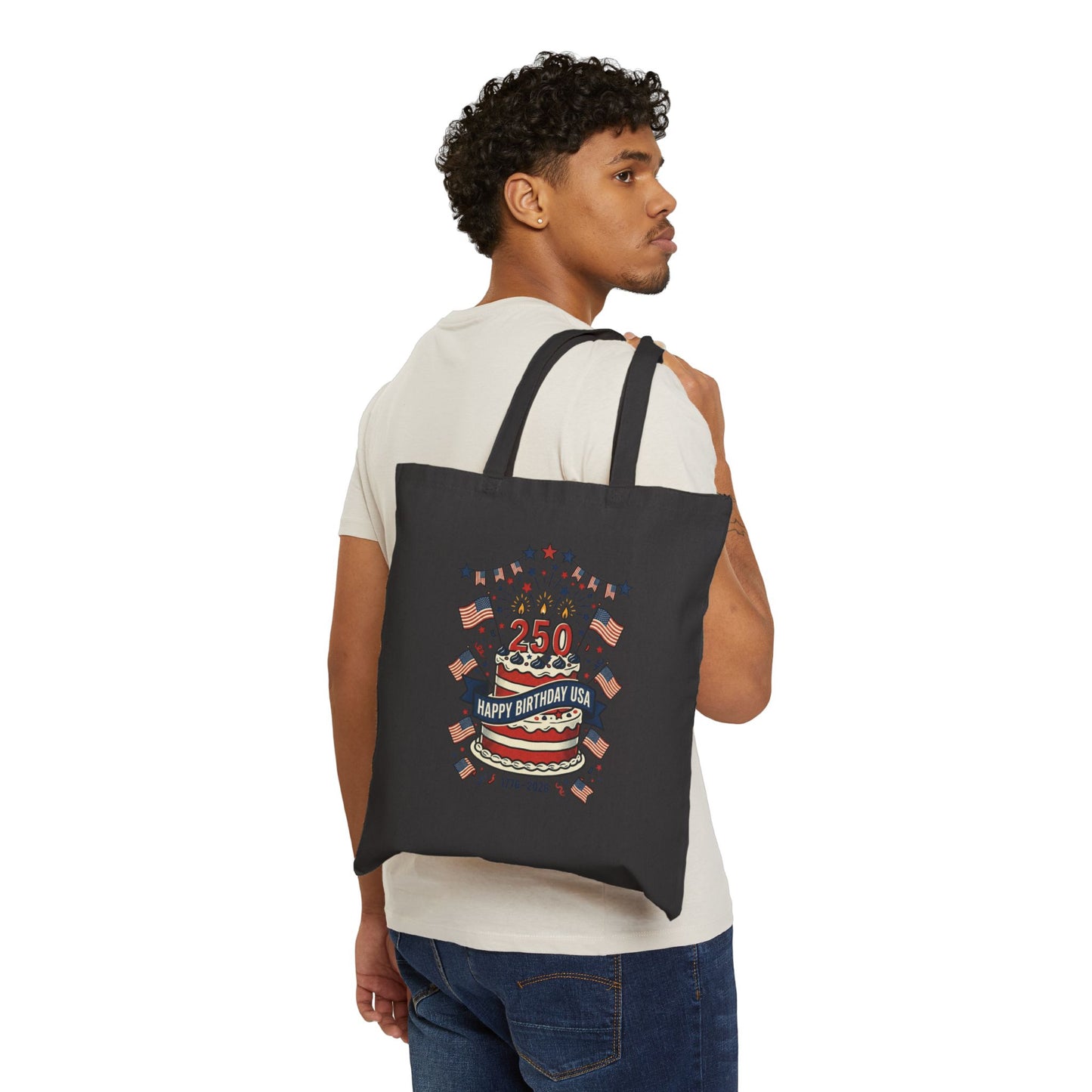 250th Anniversary Patriotic Tote | 4th of July USA Celebration