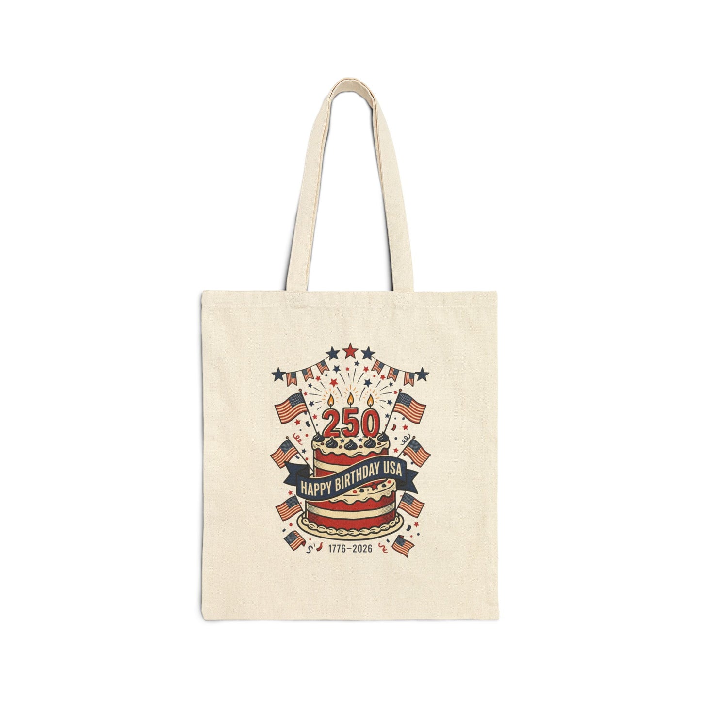 250th Anniversary Patriotic Tote | 4th of July USA Celebration