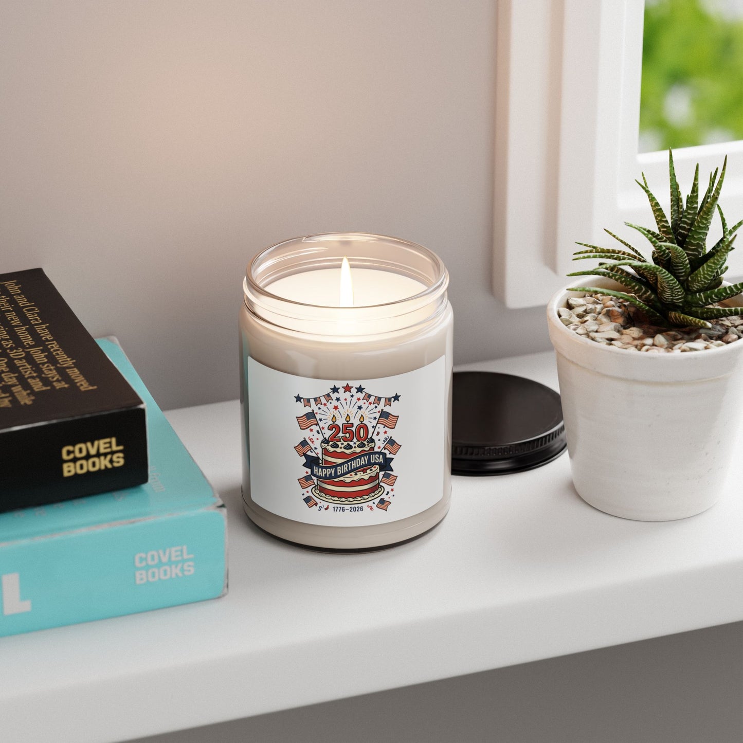 250th Anniversary Patriotic Soy Candle | 4th of July Americana