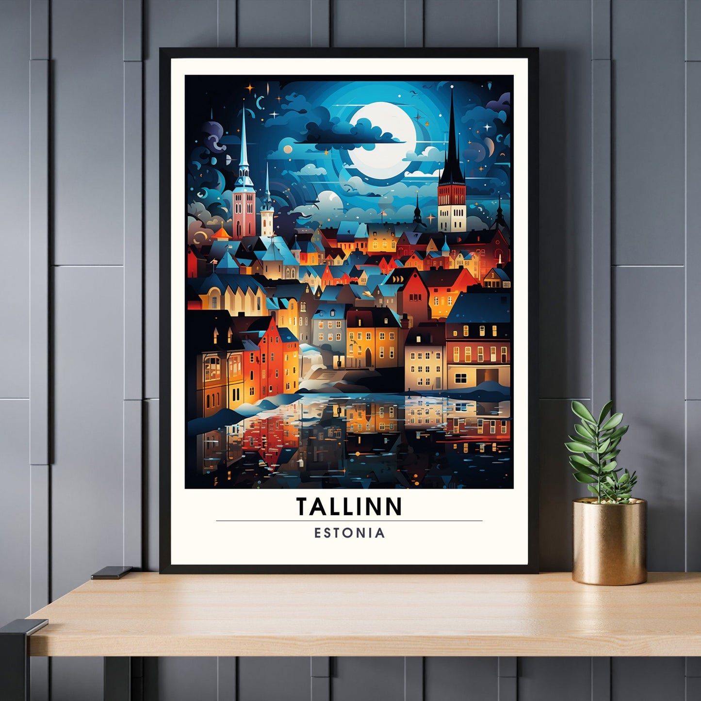 Impression Tallinn, Estonie  | visite nocturne à Tallinn