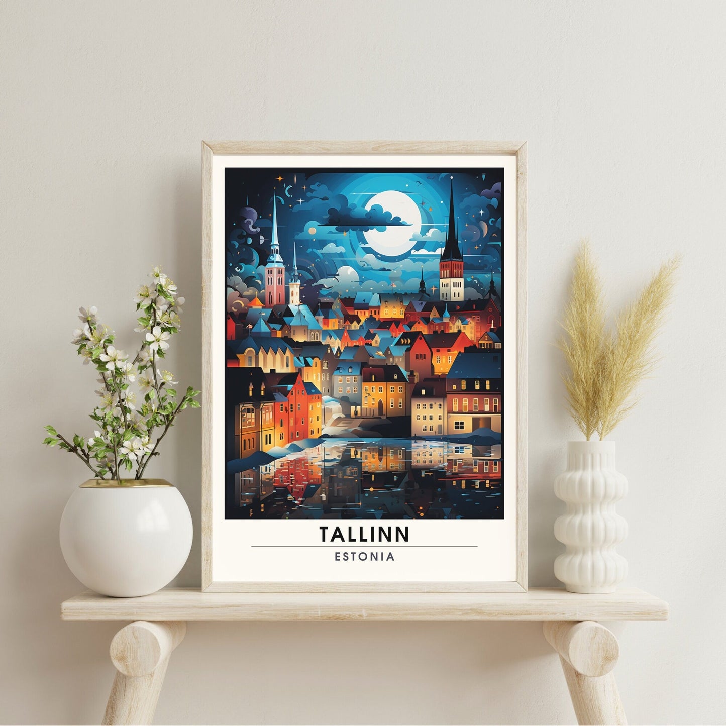 Impression Tallinn, Estonie  | visite nocturne à Tallinn