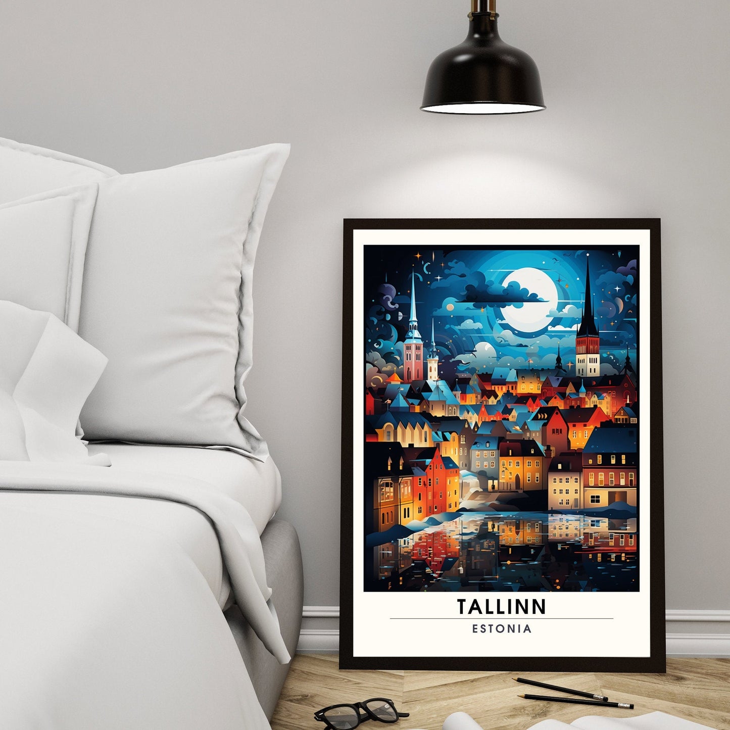 Impression Tallinn, Estonie  | visite nocturne à Tallinn