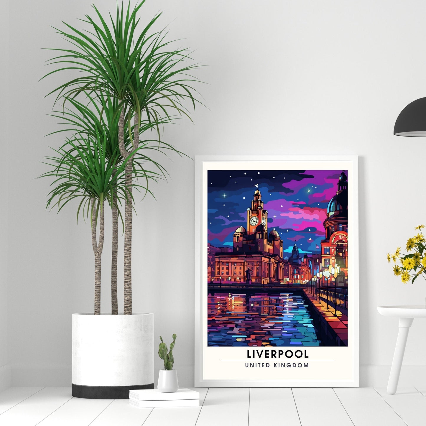 Affiche Liverpool | impression de voyage Liverpool  | Impression Liverpool
